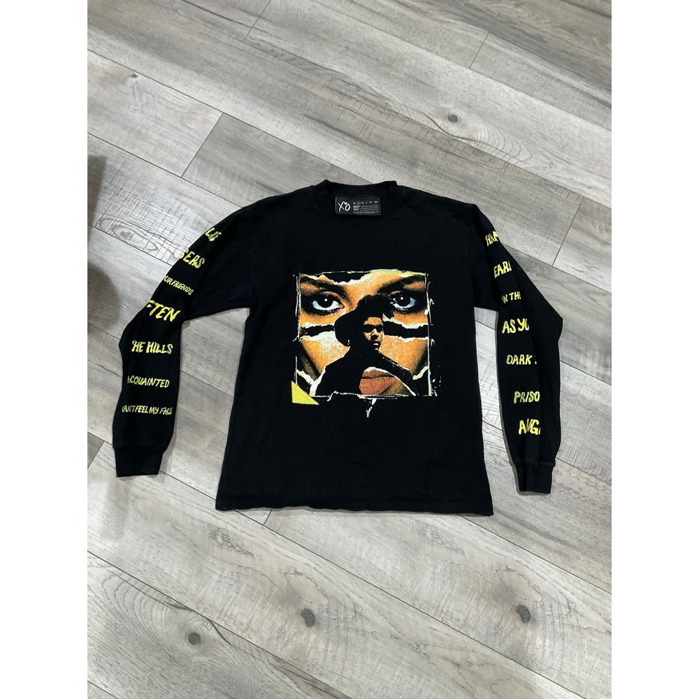 The Weeknd XO Official Tour Long‎ Sleeve Shirt Black Small rare hard to find